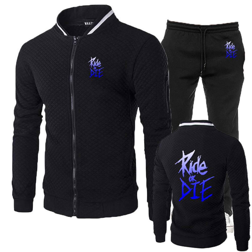 Slim Fit Suit Set - Ride or die bike Print 2026