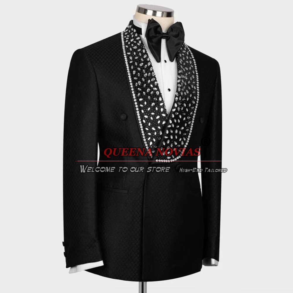 Men'S Formal Wear Jewelry - Exclusive Metallic Jewelry Stones Groom Wedding
