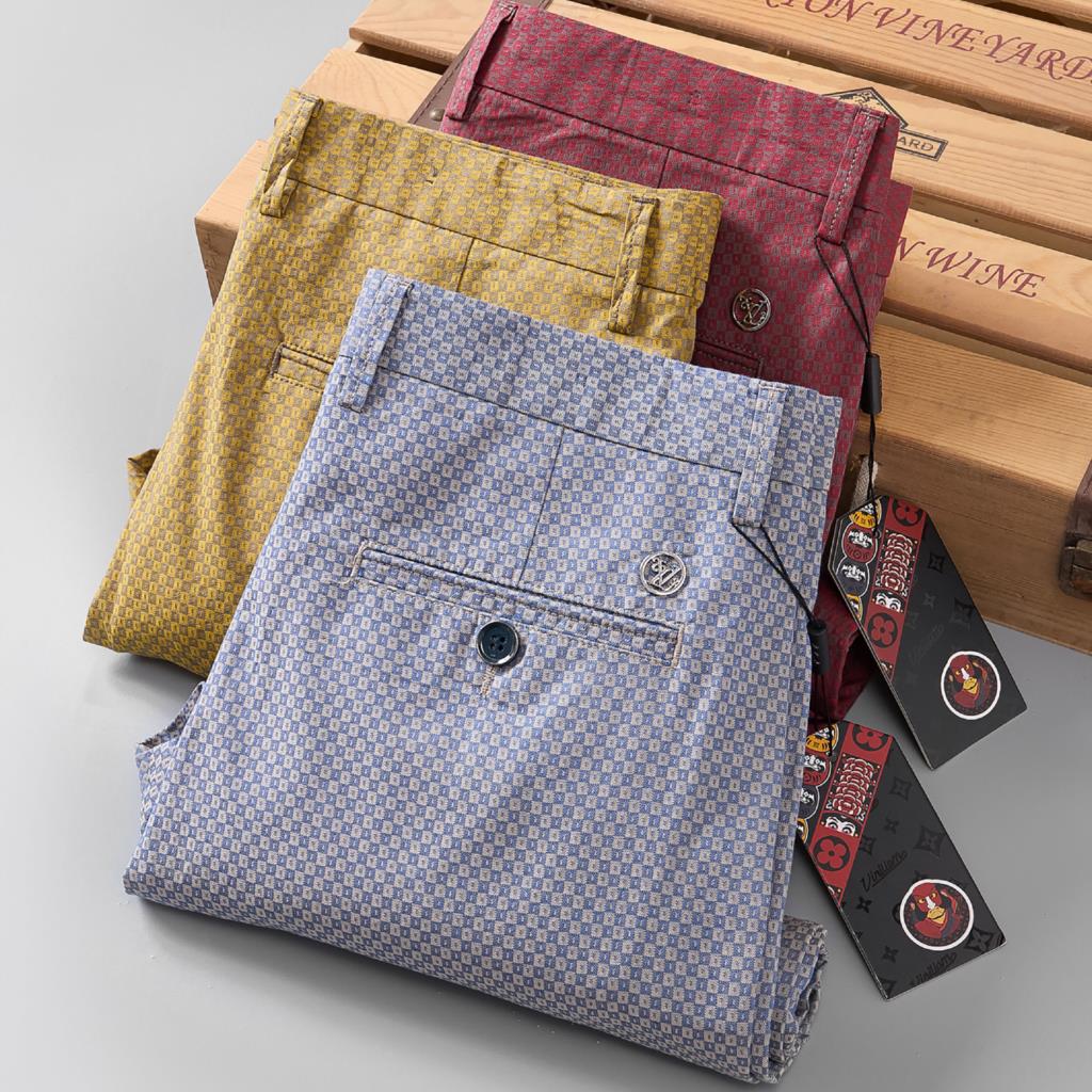 Young Men Formal Wear - Plaid Casual Pants Men Korea Fashion