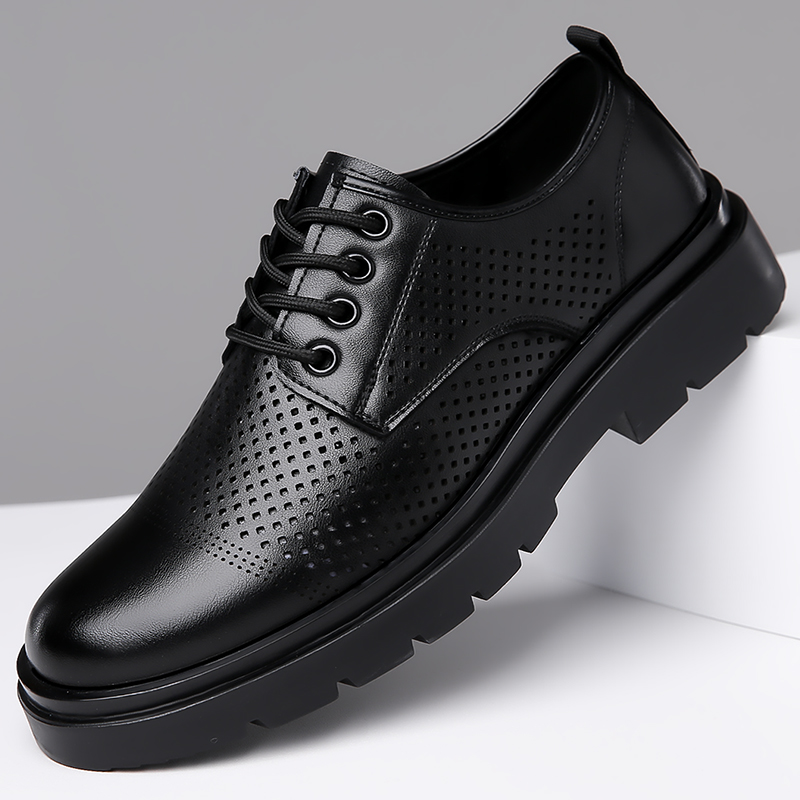 Formal Men Office Wear Sandals - Summer New Leather Shoes Men's Business