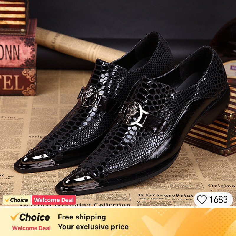 Formal Wear For Men Kids - Spring and Autumn Python skin Metal