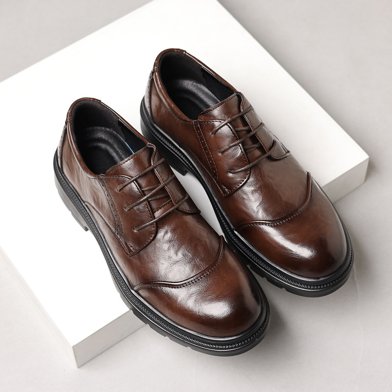 Men's leather shoes for casual - Men'S Formal Wear For Office 评论和价格