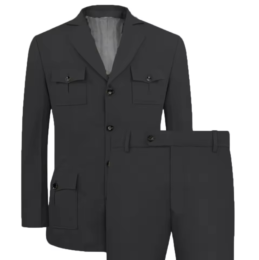 Men's Suits Jakcet Casual Khak - Khaki Formal Wear Men 评论和价格