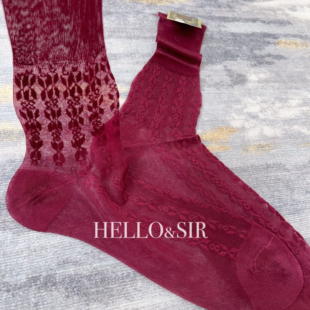 2025 Men Socks Retro Jacquard  - Men Formal Wear 2025 评论和价格