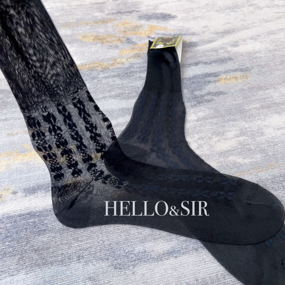 2025 Men Socks Retro Jacquard  - Men Formal Wear 2025 评论和价格