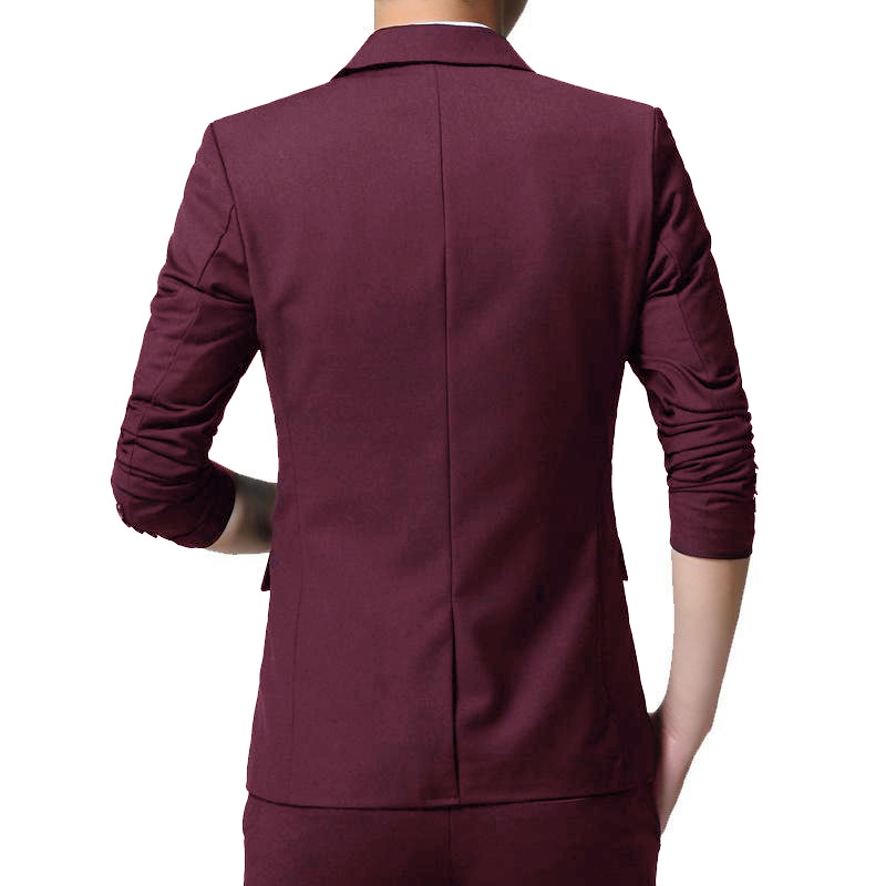 Suit Coat Men Solid Color Slim - Men'S Formal Wear For Marriage 评论和价格