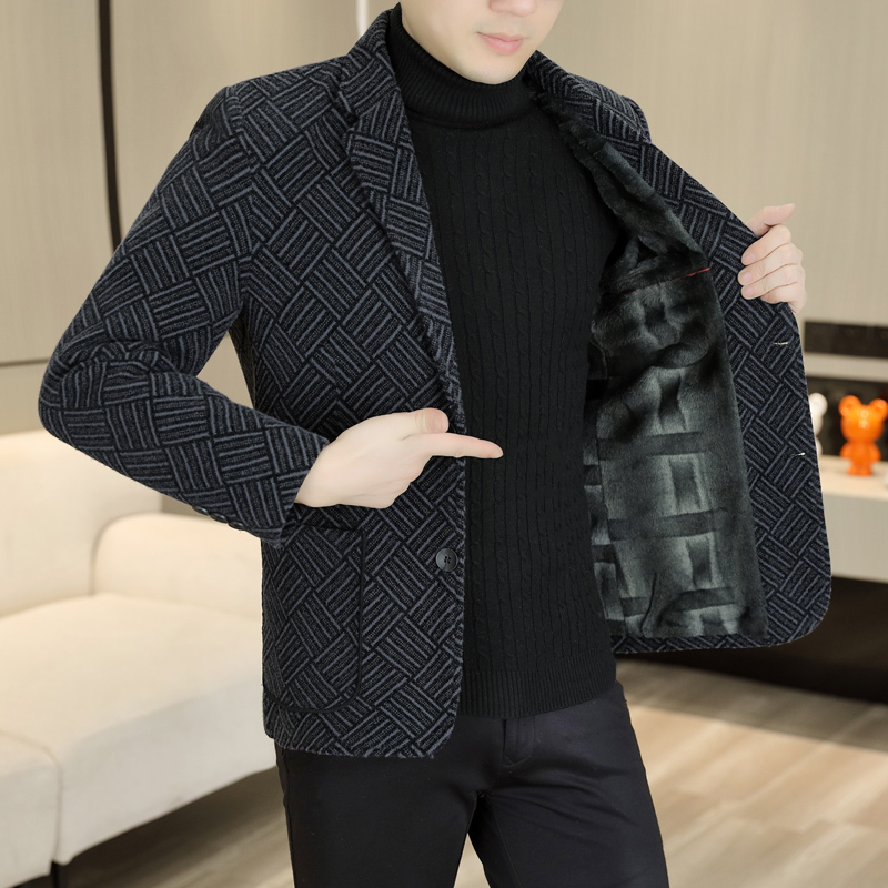 Blazer Autumn and Winter Men's - Men Formal Wear 2025 评论和价格
