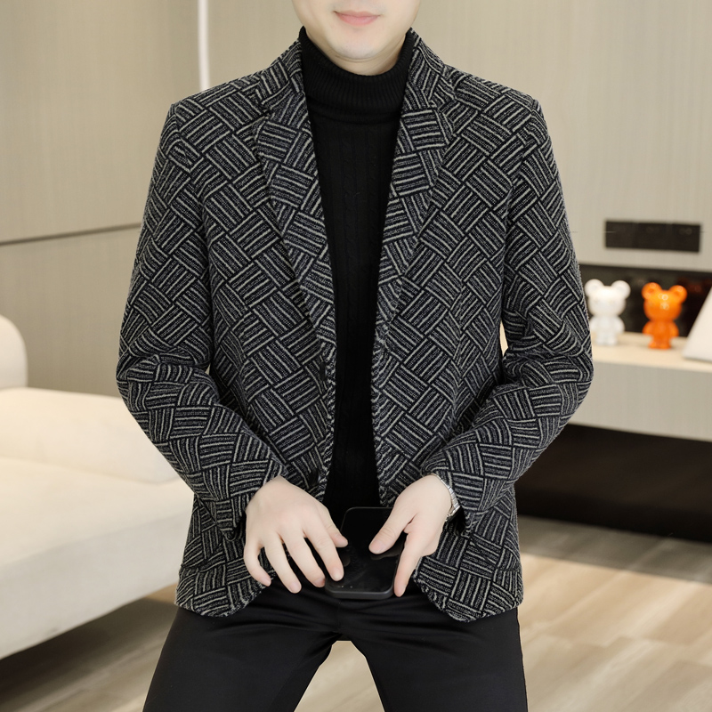 Blazer Autumn and Winter Men's - Men Formal Wear 2025 评论和价格