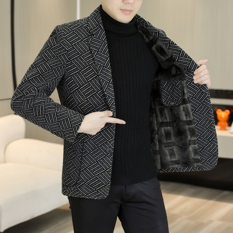Blazer Autumn and Winter Men's - Men Formal Wear 2025 评论和价格