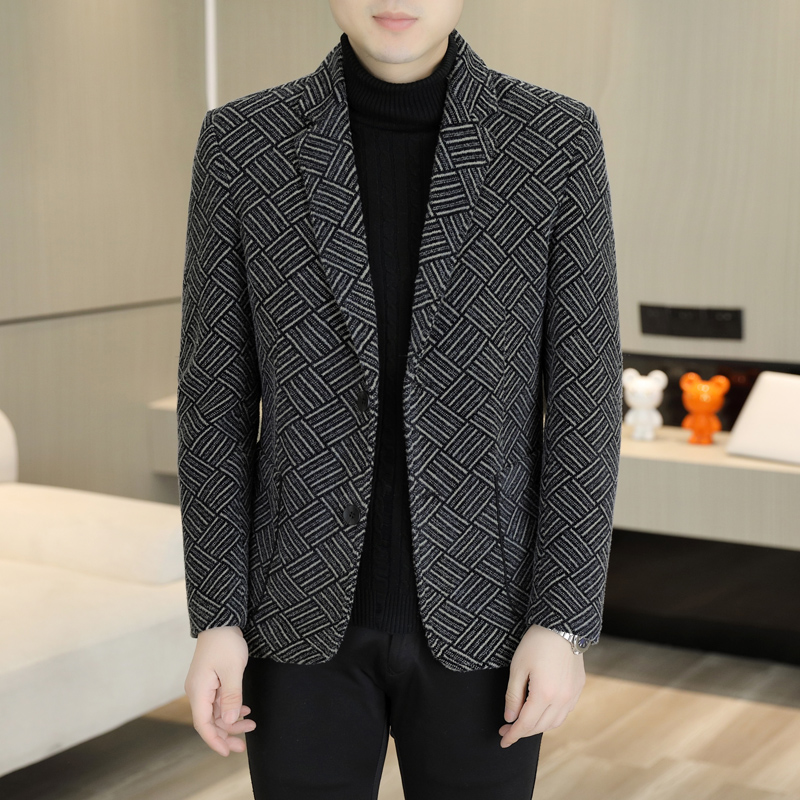 Blazer Autumn and Winter Men's - Men Formal Wear 2025 评论和价格