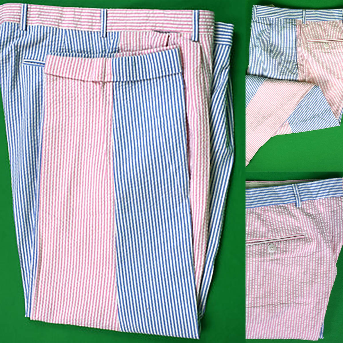 Comfortable Seersucker Mens Pa - Tall Men Formal Wear 评论和价格