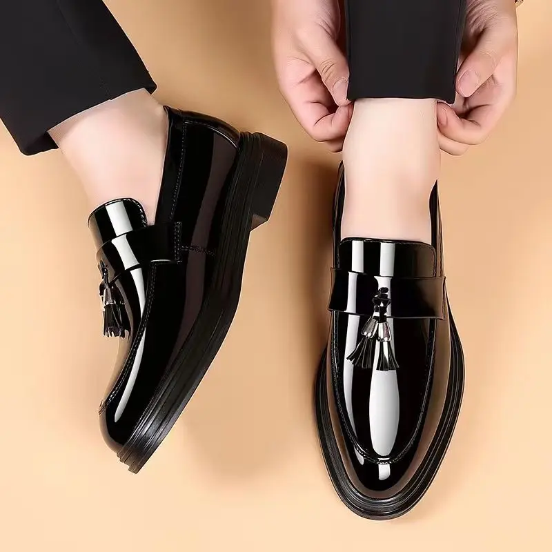 Black Social Shoe for Men Casu - Young Men Formal Wear 评论和价格