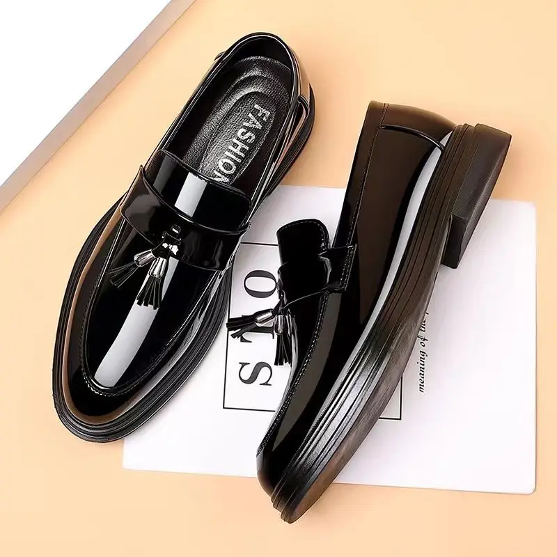 Black Social Shoe for Men Casu - Young Men Formal Wear 评论和价格