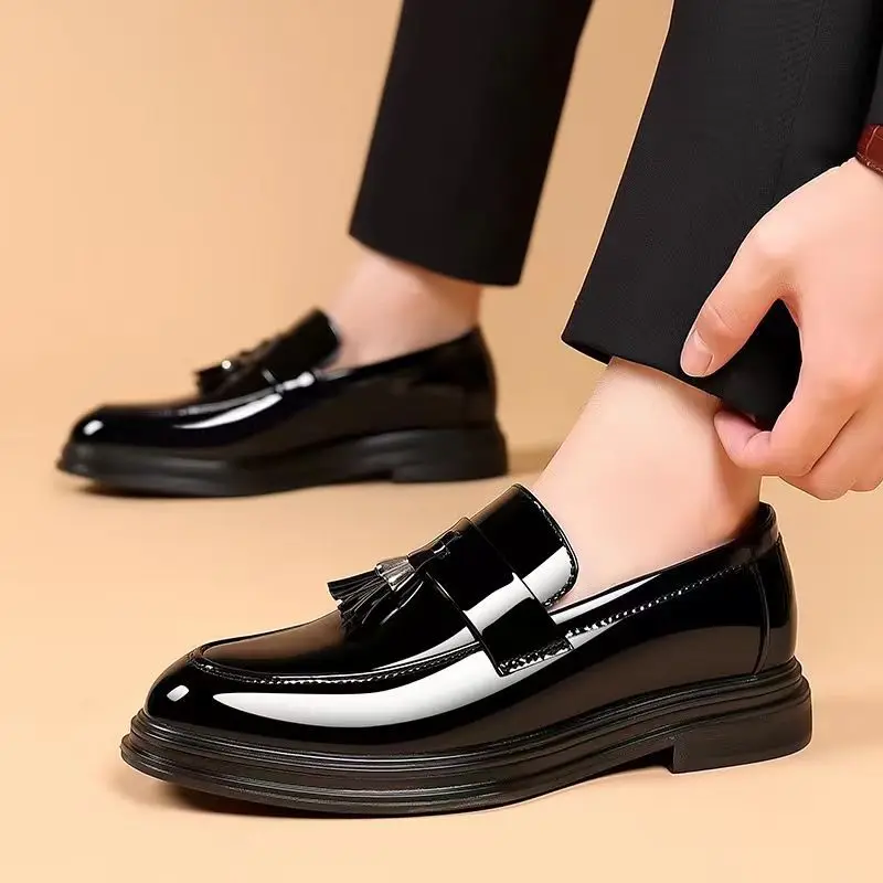 Black Social Shoe for Men Casu - Young Men Formal Wear 评论和价格