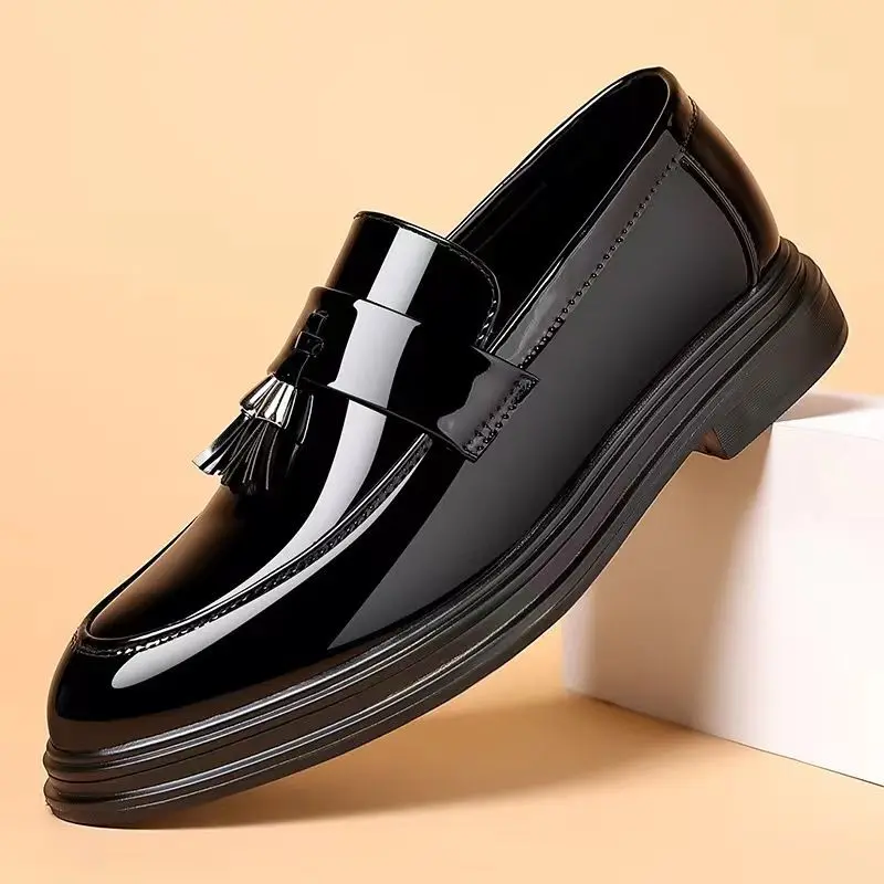 Black Social Shoe for Men Casu - Young Men Formal Wear 评论和价格