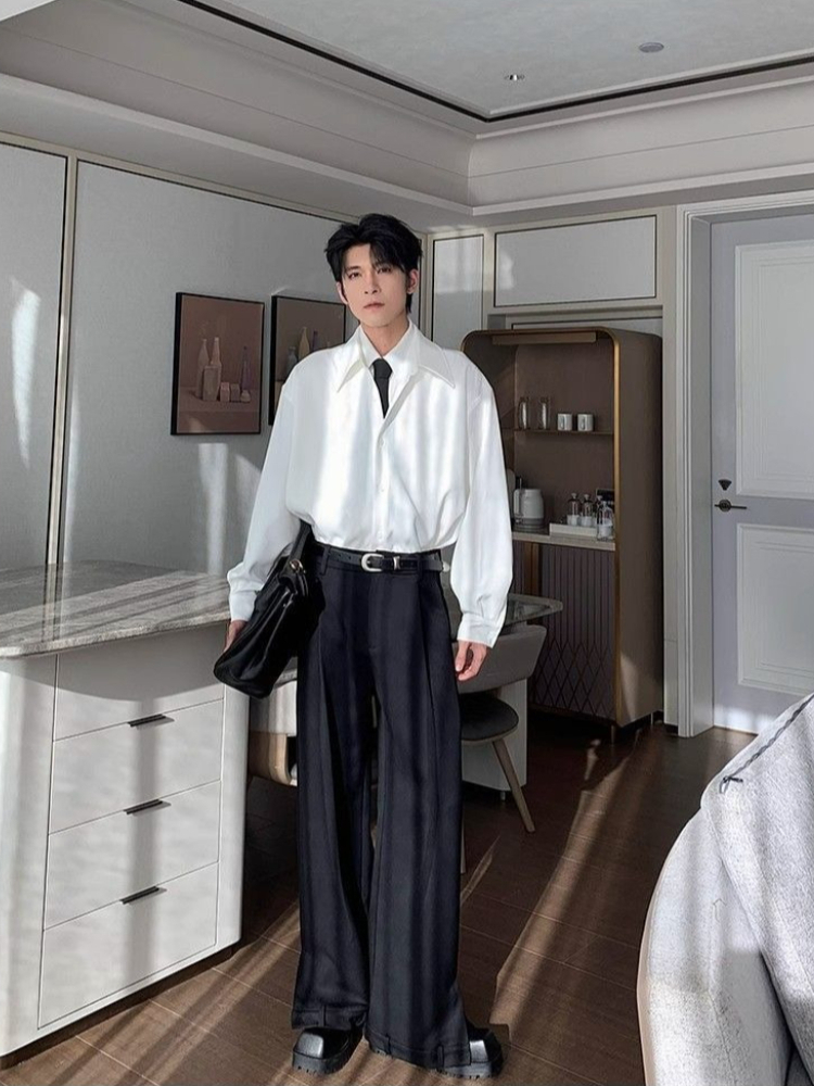 Long Sleeve Shirt Men's Autumn - Mens Formal Look 评论和价格