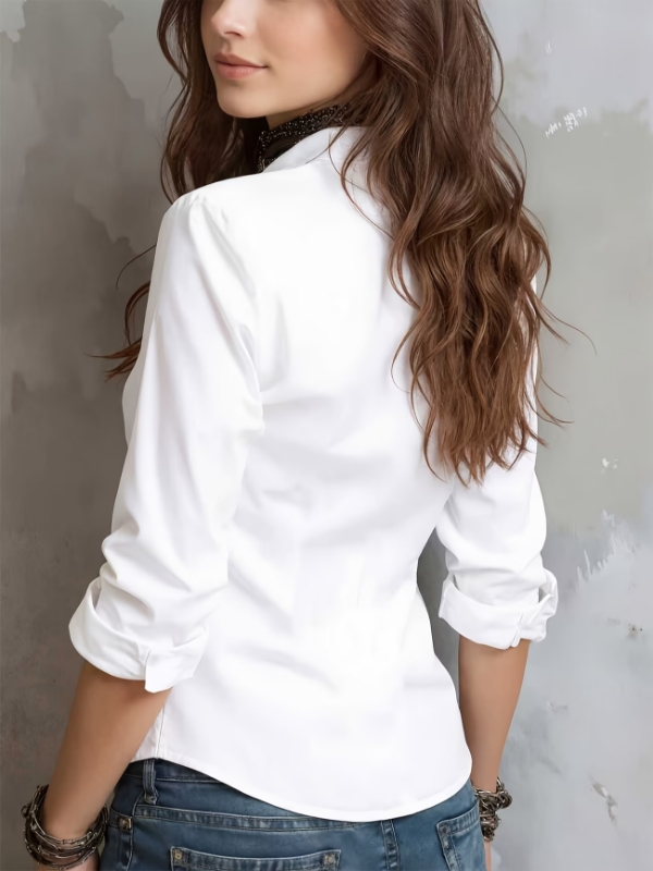 Women's Long Sleeve Lapel Hidd - Young Men Formal Wear 评论和价格