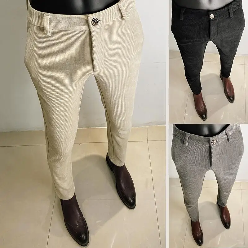 Autumn Winter Thickened Woolen - Men'S Formal Wear For Office 评论和价格