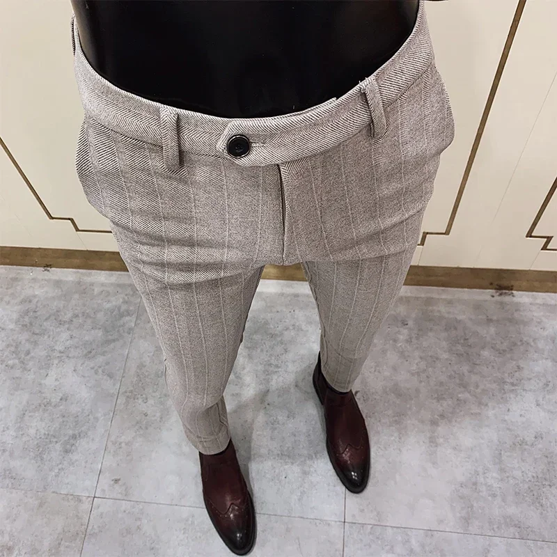 Autumn Winter Thickened Woolen - Men'S Formal Wear For Office 评论和价格