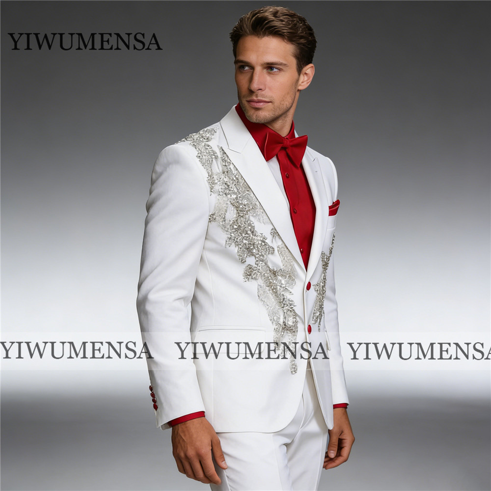 Exclusive Men's Suit For Weddi - Men'S Formal Wear Attire 评论和价格