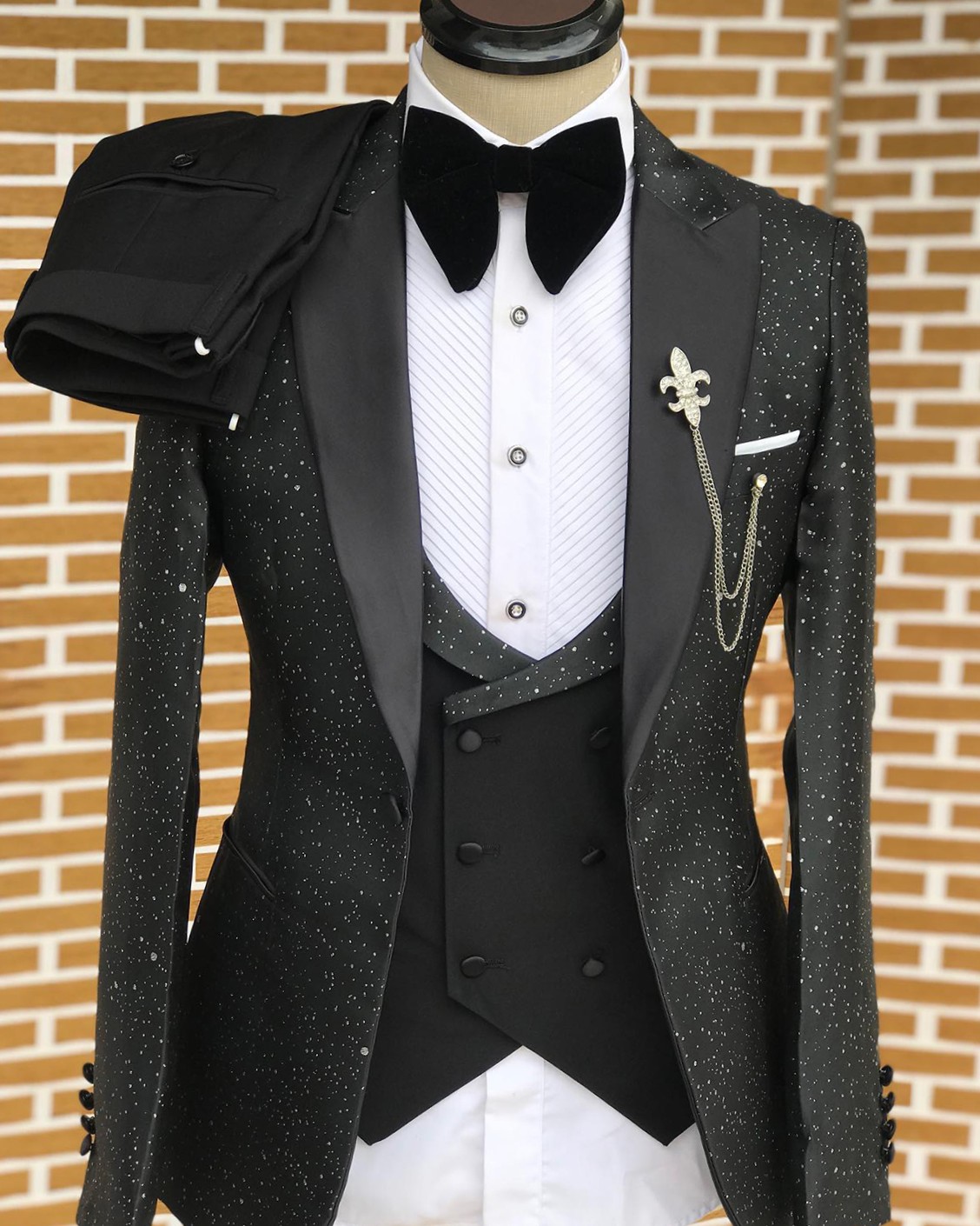 Classic Wedding Men Suits Spra - Men'S Formal Wear No Suit 评论和价格