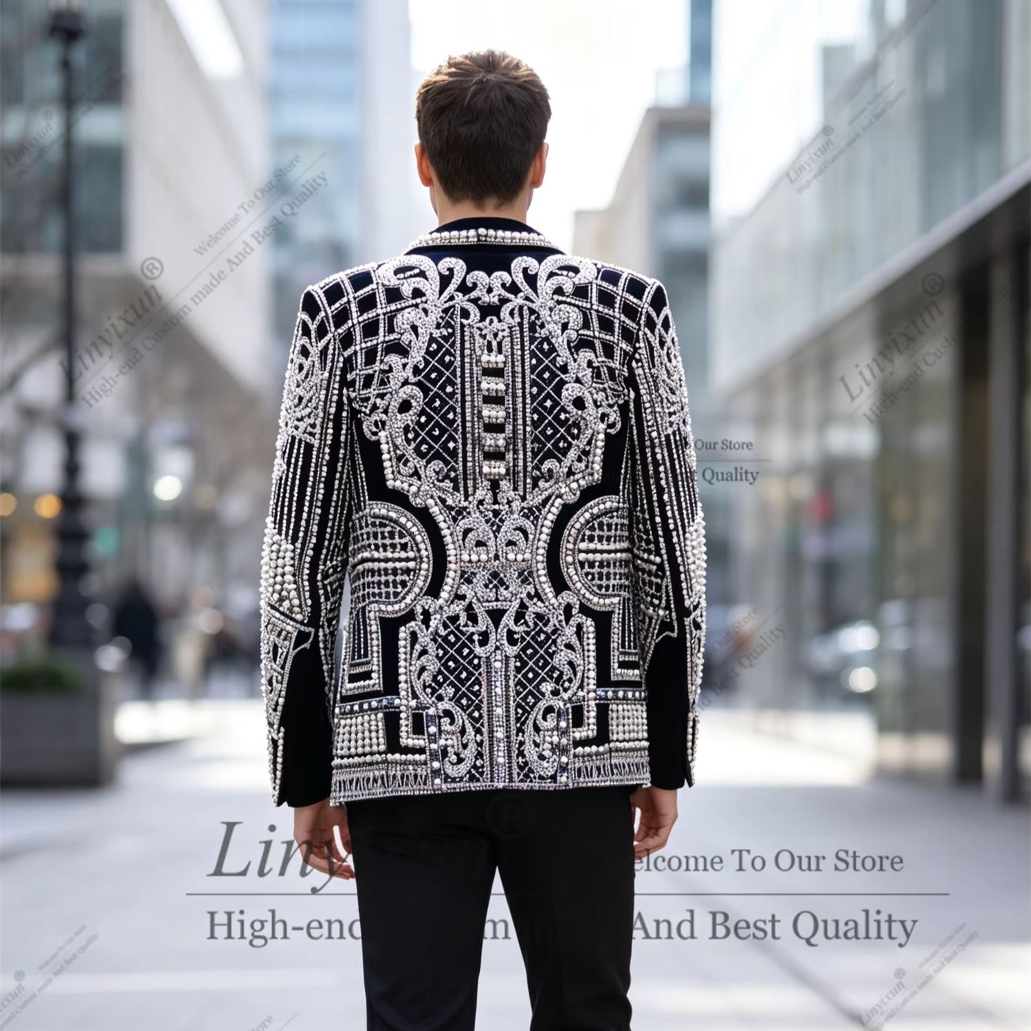 Luxurious design Jewelried Tux - Men'S Formal Wear Jewelry 评论和价格