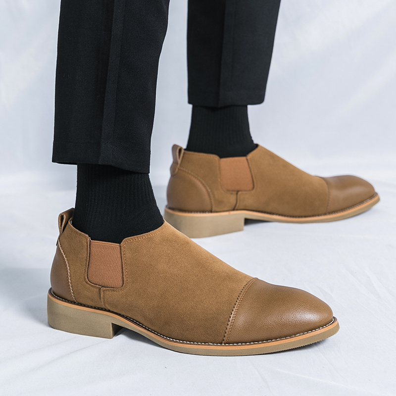 Men Retro Formal Shoes Black B - Men'S Formal Wear For Office 评论和价格