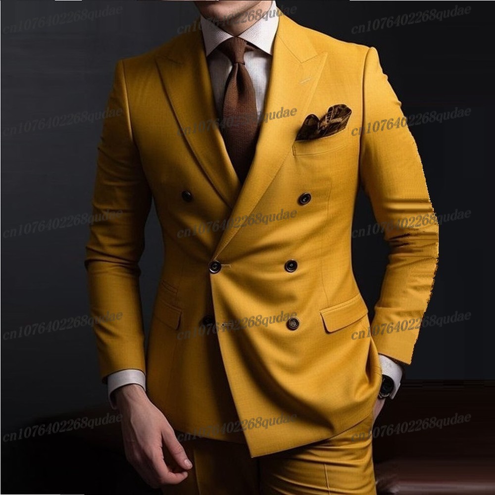 Dark Yellow Formal Occasion Me - Formal Wear For Men Yellow 评论和价格
