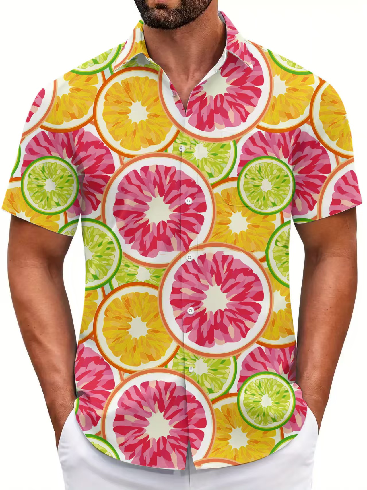 Custom Print Men's Summer Stre - Mens Formal Look 评论和价格