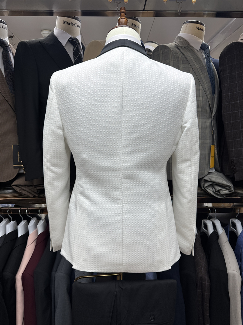Plaid Wedding Tuxedo for Groom - Men Formal Wear 2025 评论和价格