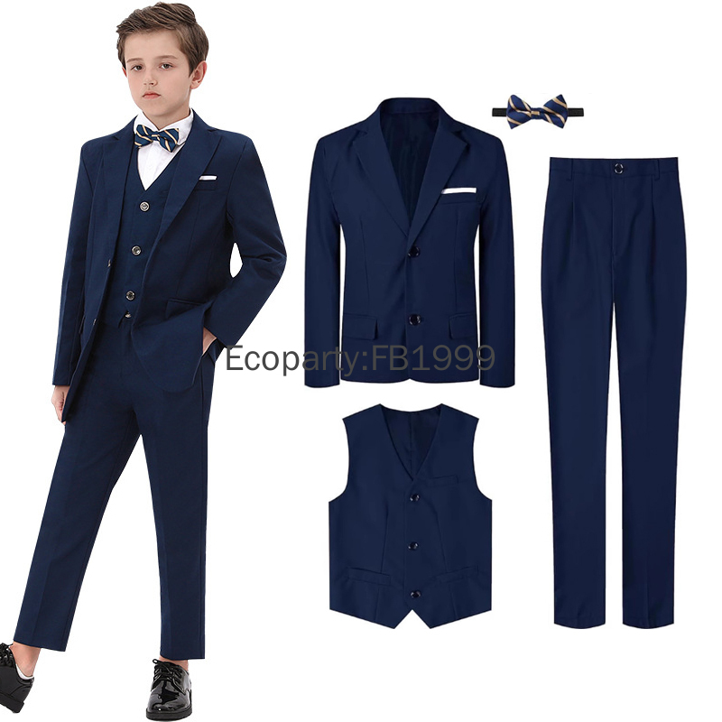 4pcs Suit for Kids Boys Weddin - Formal Wear For Men Kids 评论和价格