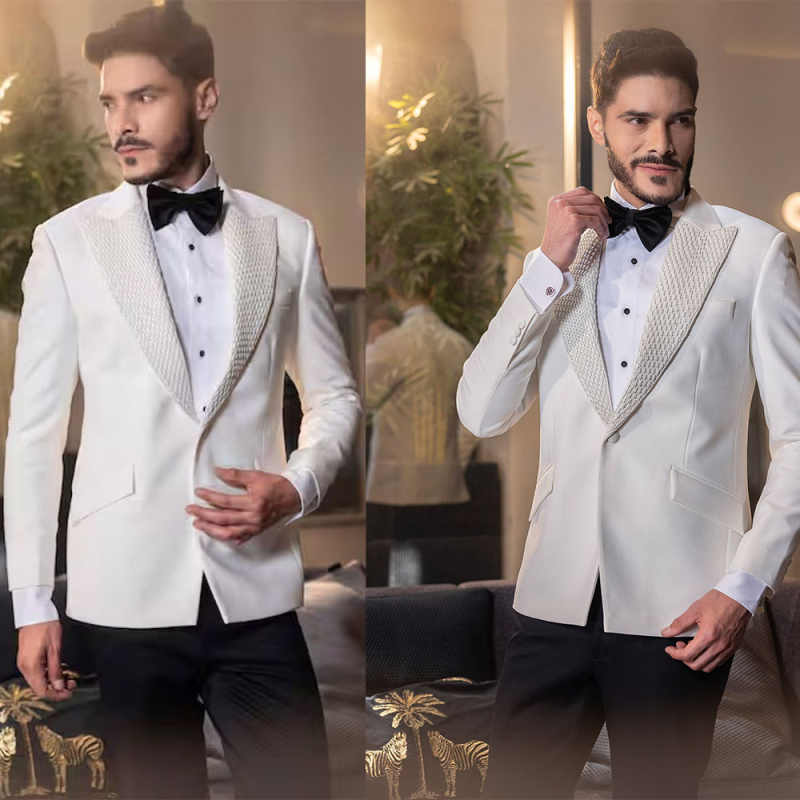 Classics Men Suits Single Brea - Men'S Formal Wear No Suit 评论和价格
