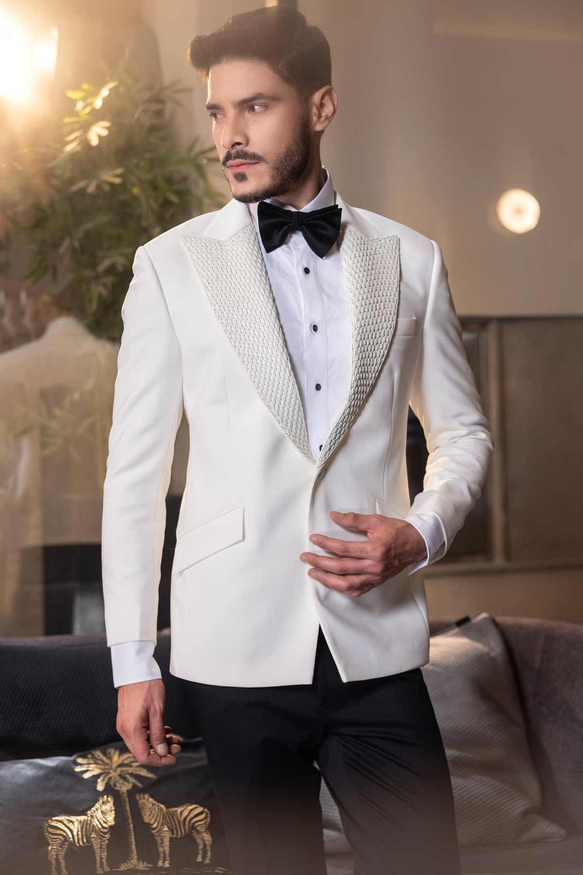 Classics Men Suits Single Brea - Men'S Formal Wear No Suit 评论和价格