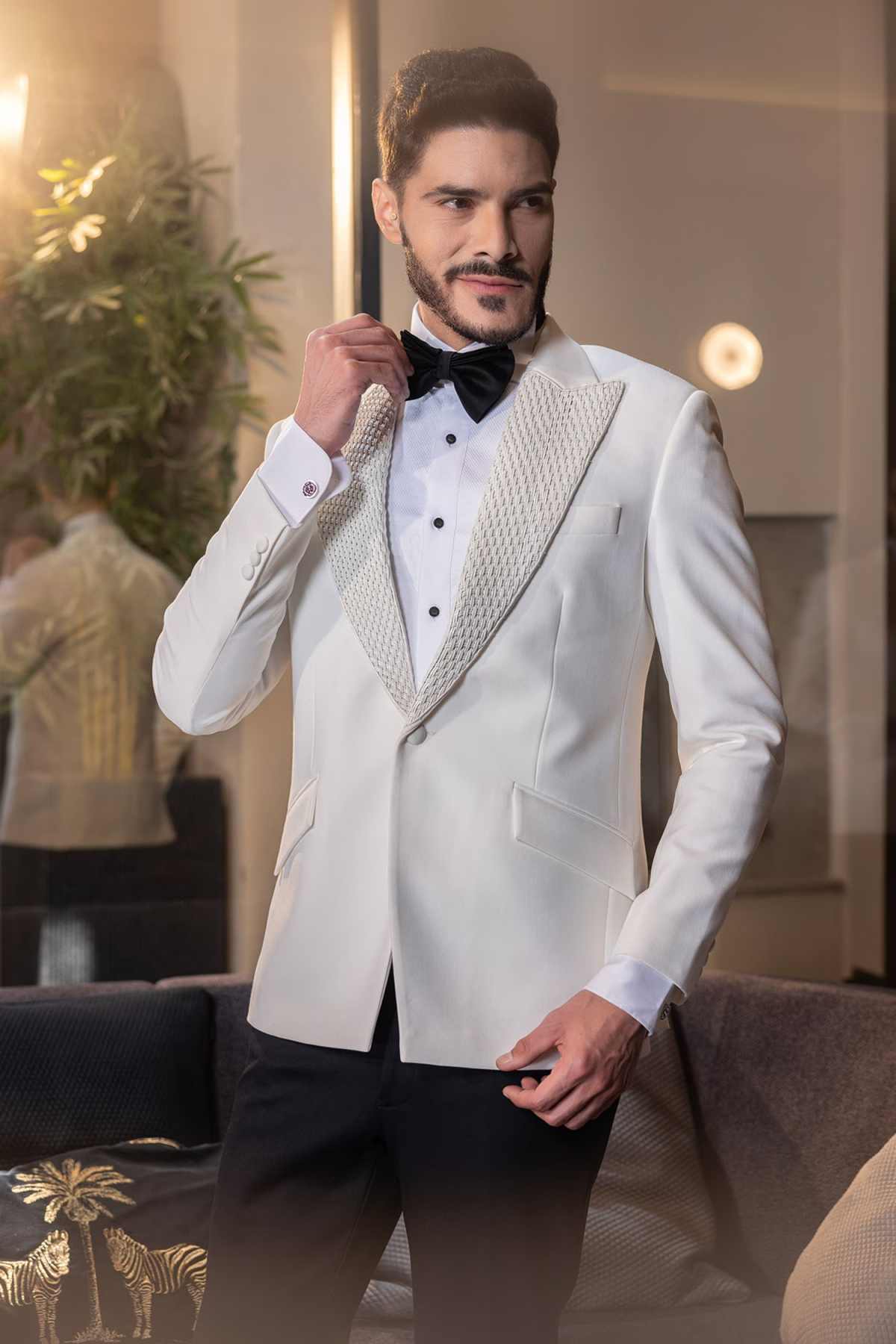 Classics Men Suits Single Brea - Men'S Formal Wear No Suit 评论和价格