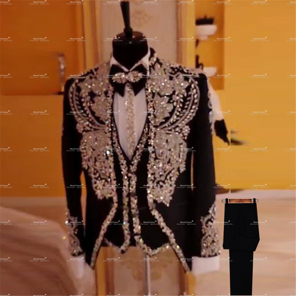 Exclusive Crystal Jewelried Sp - Men'S Formal Wear Jewelry 评论和价格