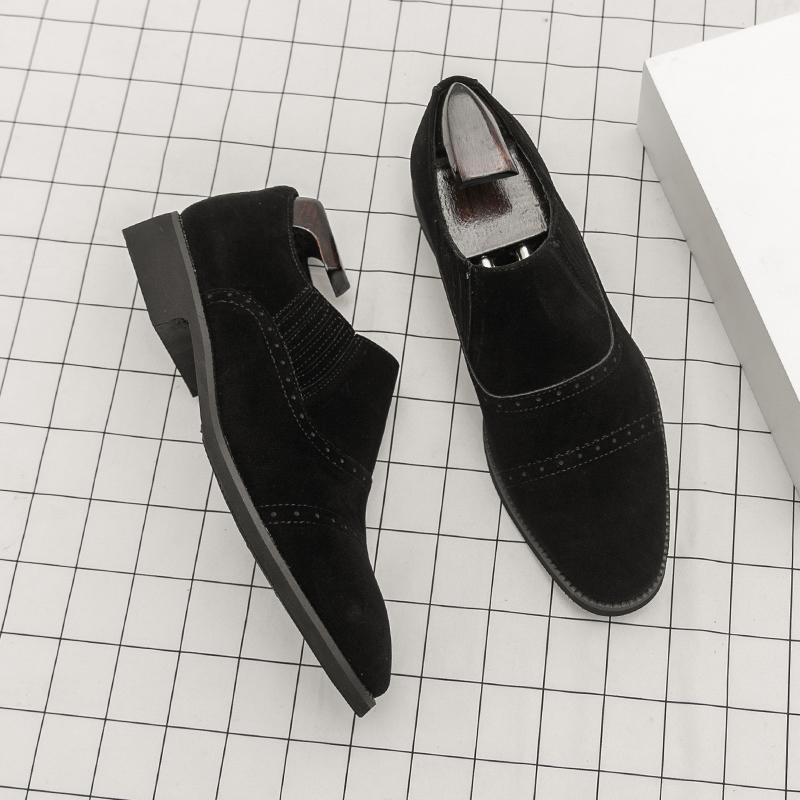 Retro Men Loafers Black Yellow - Formal Wear For Men Yellow 评论和价格