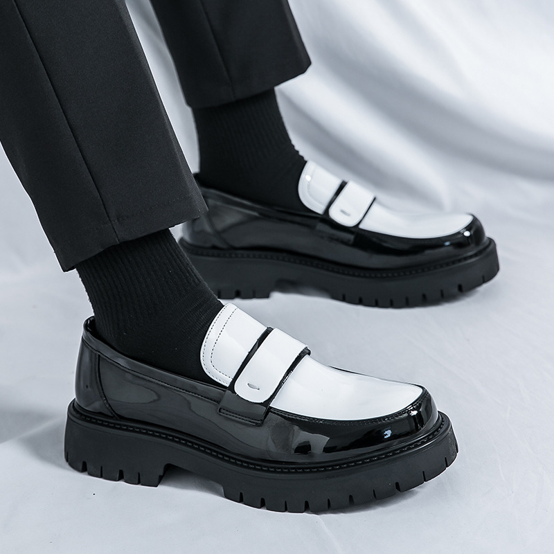 Men's Loafers British Style Bu - Large Men Formal Wear 评论和价格