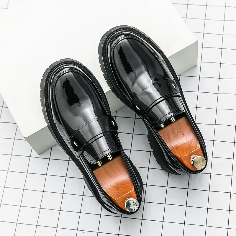 Men's Loafers British Style Bu - Large Men Formal Wear 评论和价格
