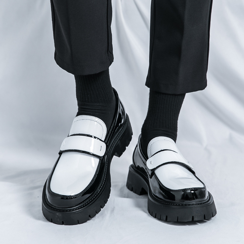 Men's Loafers British Style Bu - Large Men Formal Wear 评论和价格