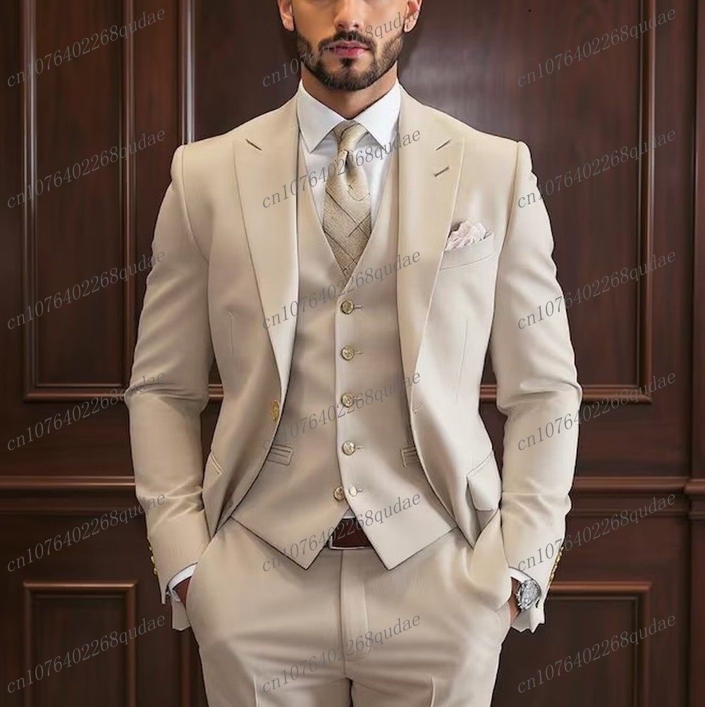 New White Formal Men Suit Wedd - Formal Wear Jersey For Men 评论和价格