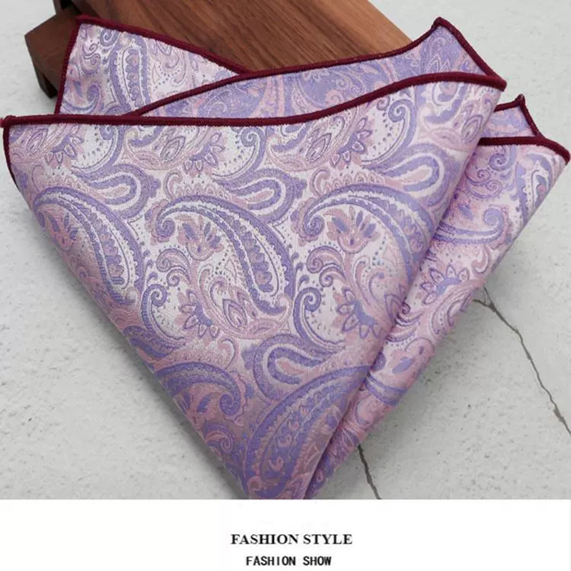 Classic Pasiley Pocket Square  - Young Men Formal Wear 评论和价格