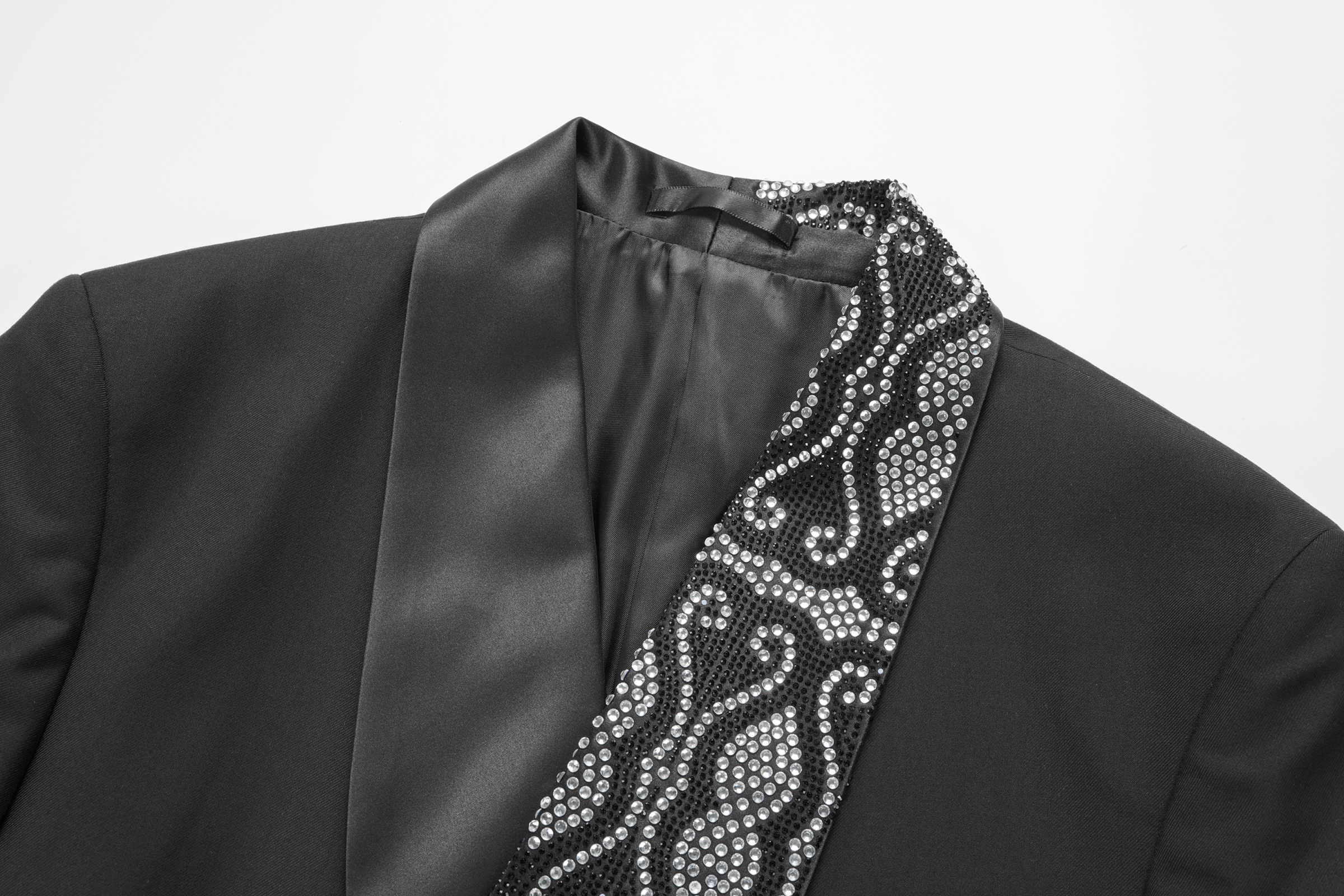 Real Picture Men Suit Crystal  - Men'S Formal Wear No Suit 评论和价格