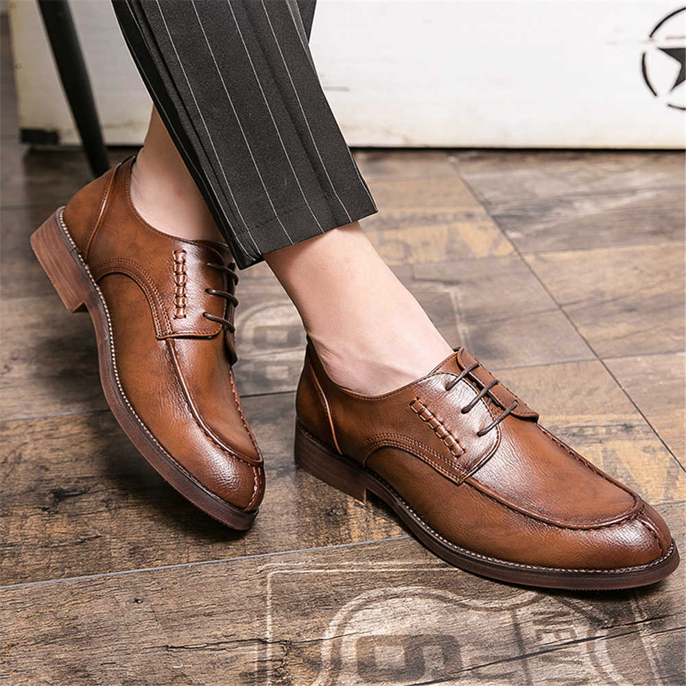 Elegant Non-slip Large Size Me - Large Men Formal Wear 评论和价格