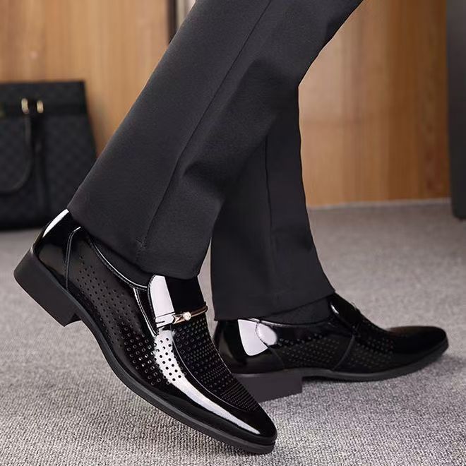 Summer New Leather Shoes Men's - Formal Men Office Wear Sandals 评论和价格