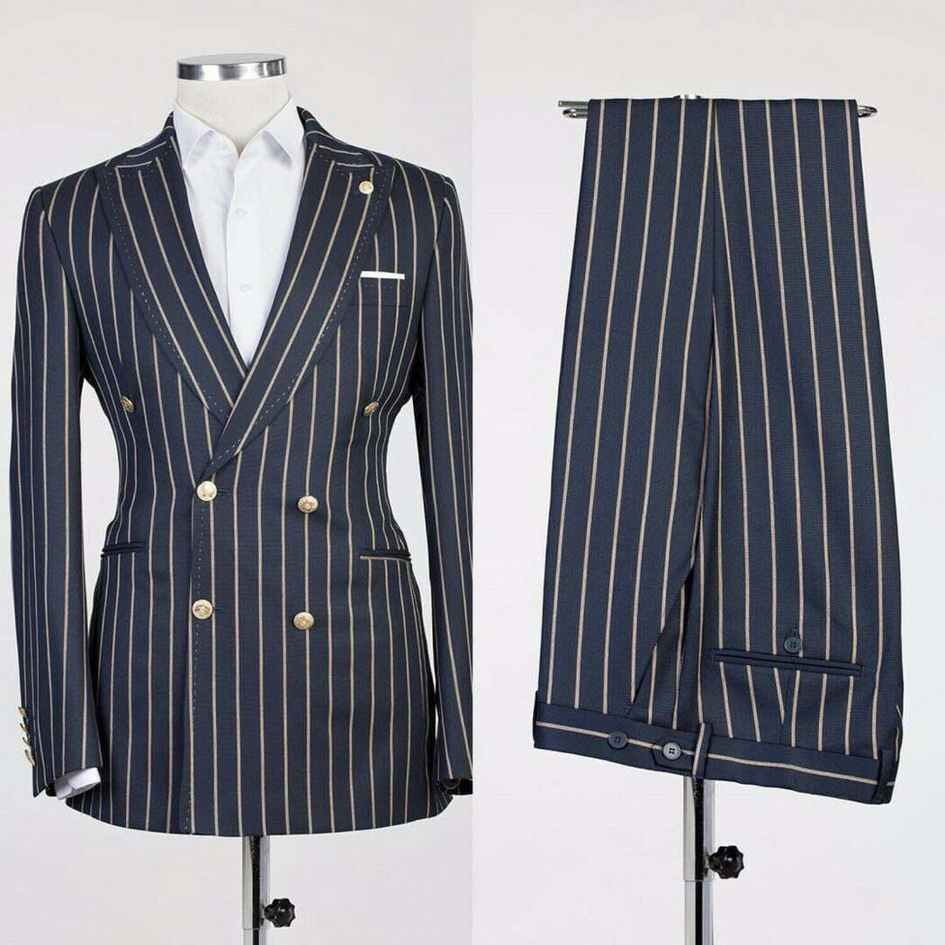 Allingentle Men's Suits Stripe - Young Men Formal Wear 评论和价格