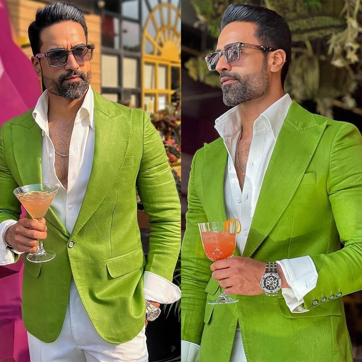 Handsome Green Groom Men Weddi - Men'S Formal Wear No Suit 评论和价格