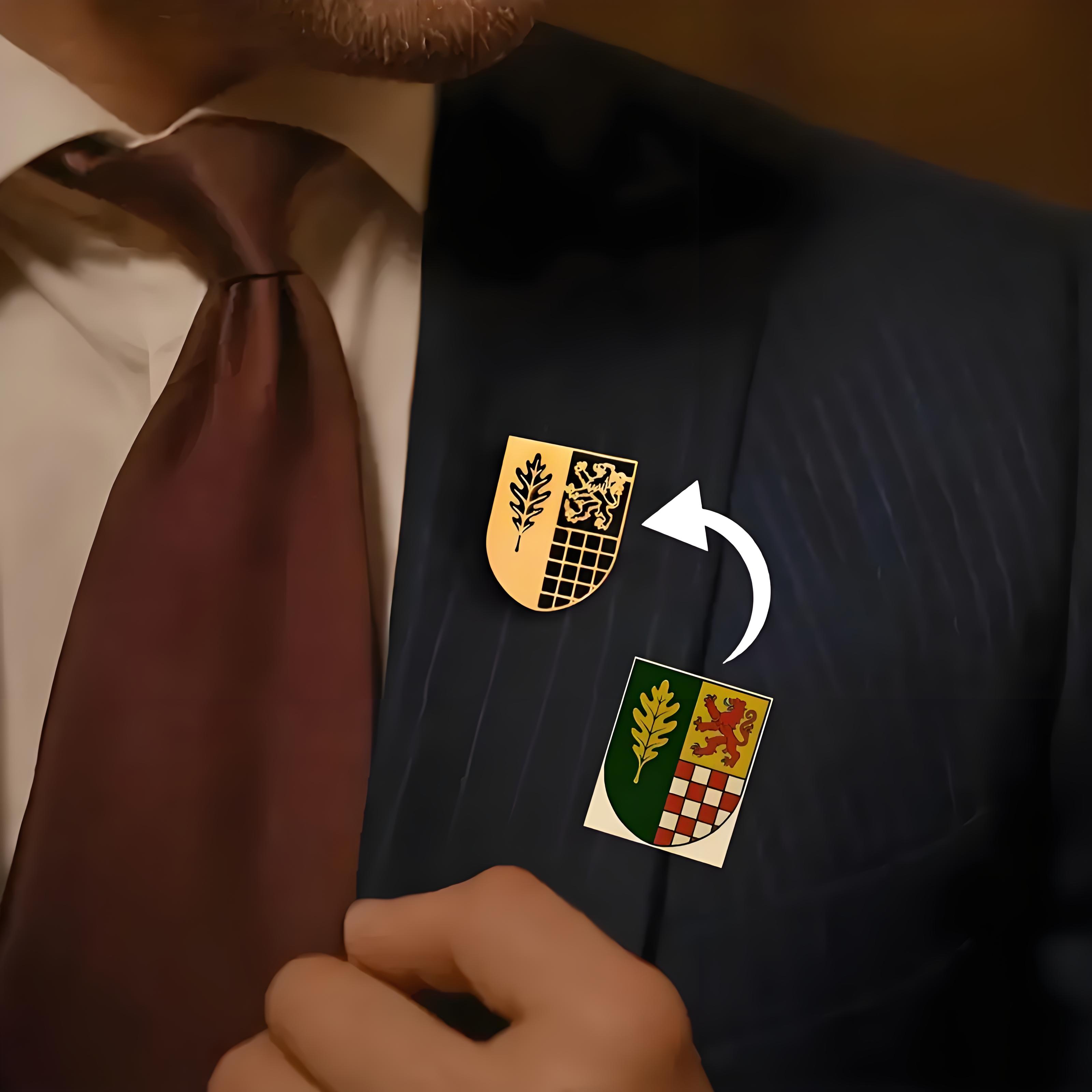 High - End Custom Logo Brooch  - Men'S Formal Wear Jewelry 评论和价格