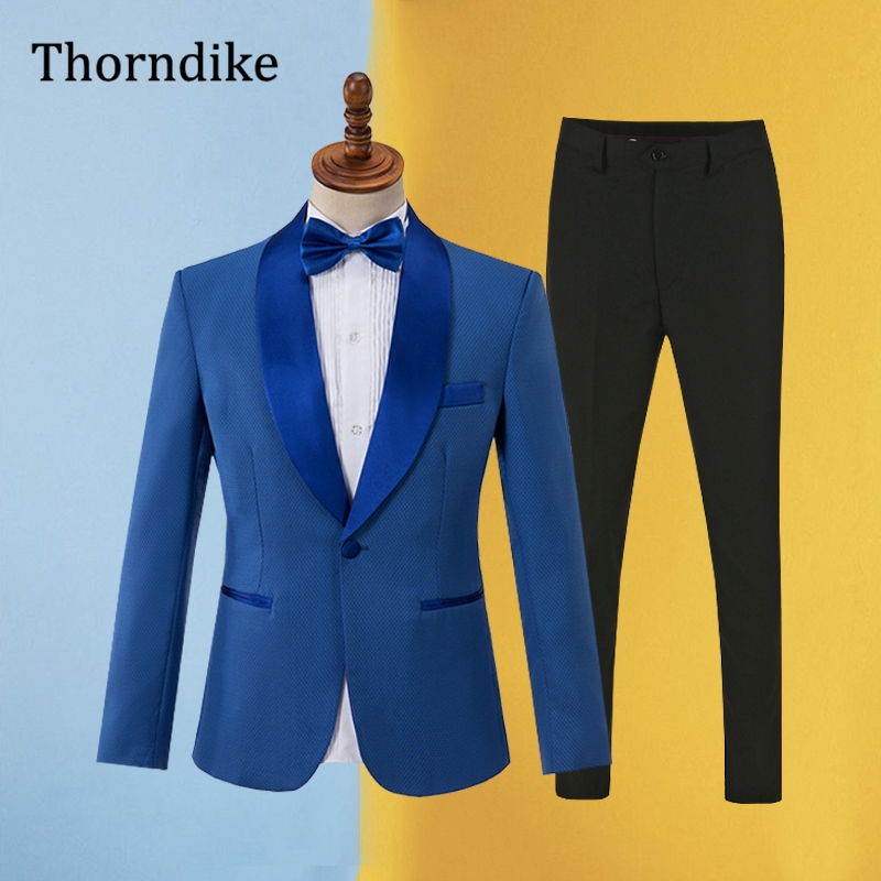 Gwenhwyfar Blue Suit Men 2025  - Men'S Formal Wear For Office 评论和价格