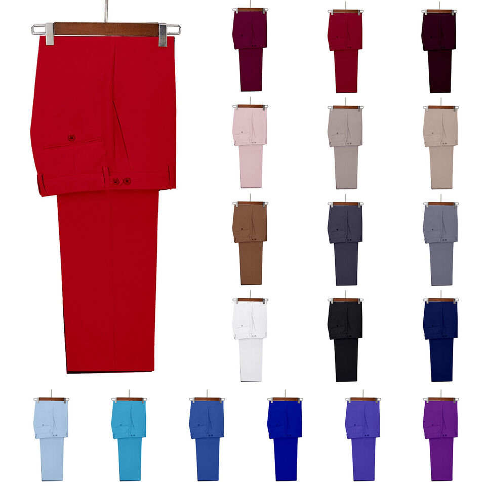 Business Mens Pants Trousers F - Tall Men Formal Wear 评论和价格