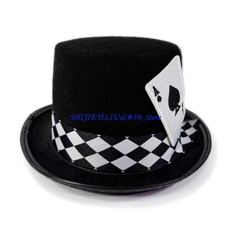 E21F Elegant Top Hat for Women - Tall Men Formal Wear 评论和价格